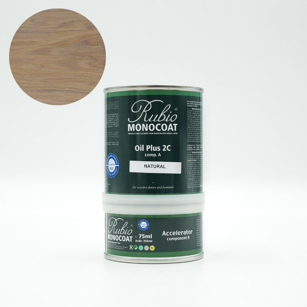Oil Plus 2C i farven Natural fra Rubio Monocoat set forfra