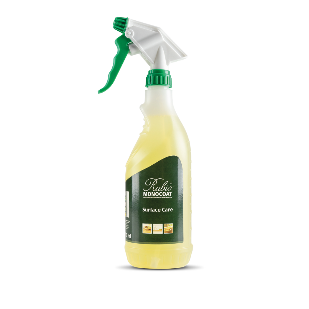 Surface Care fra Rubio Monocoat til vedligeholdelse af træ set forfra